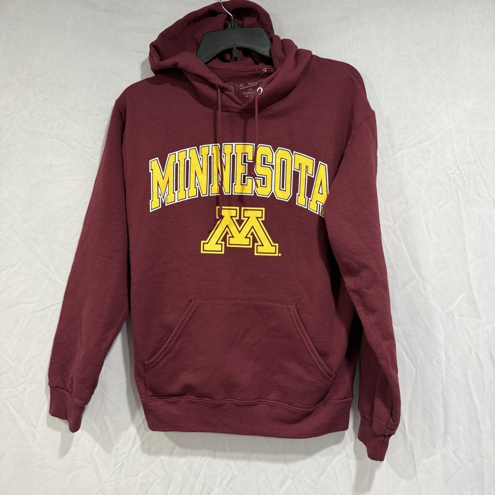 University of Minnesota‎ Hoodie Sweatshirt Adult S Maroon Golden Gophers NCAA